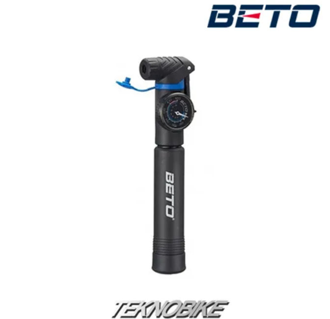 Bombín de mano Beto CRH-030PG con manómetro 120 psi