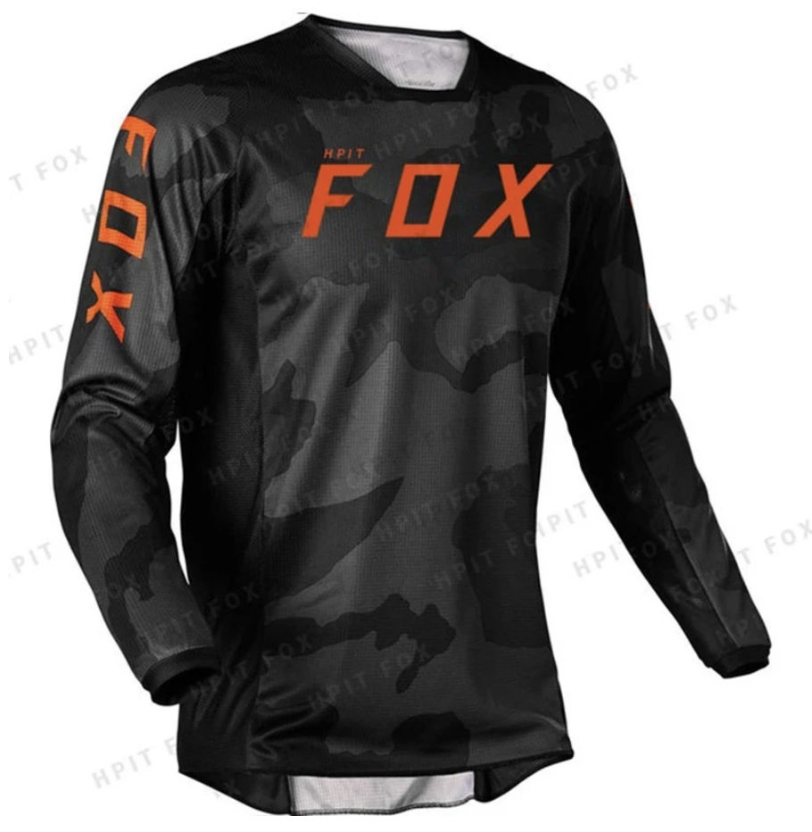 Jersey MTB camuflado negro talla M