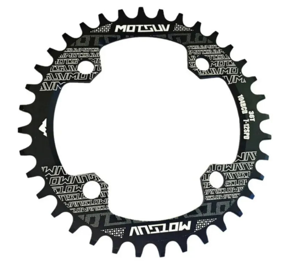 Corona monoplato Motsub 34T 104 BCD narrow-wide negra