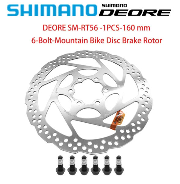 Disco de freno Shimano Deore SM-RT56 160 mm, 6 pernos