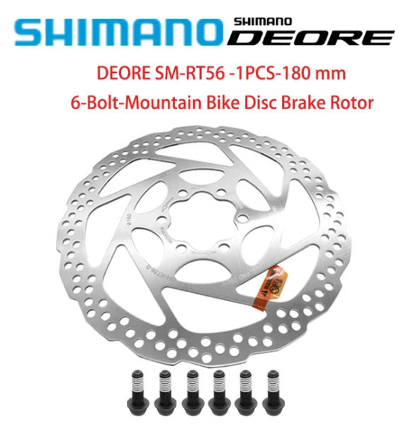 Disco de freno Shimano Deore SM-RT56 180 mm, 6 pernos