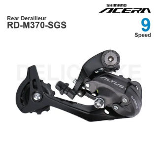 Cambio trasero Shimano Altus RD-M370 SGS 9 velocidades negro