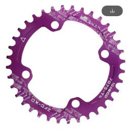 Corona monoplato Snail 36T 104 BCD morada