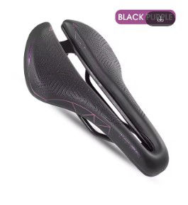 Sillín West Biking prostático holográfico morado
