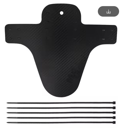 Tapabarro delantero MTB negro