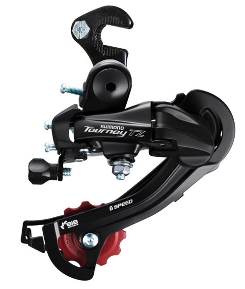 Cambio trasero Shimano Tourney RD-TZ500 GS 6 velocidades con uña