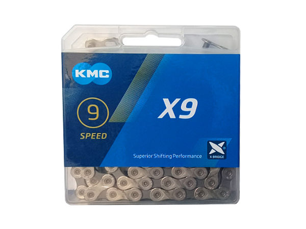 Cadena KMC X9 9 velocidades